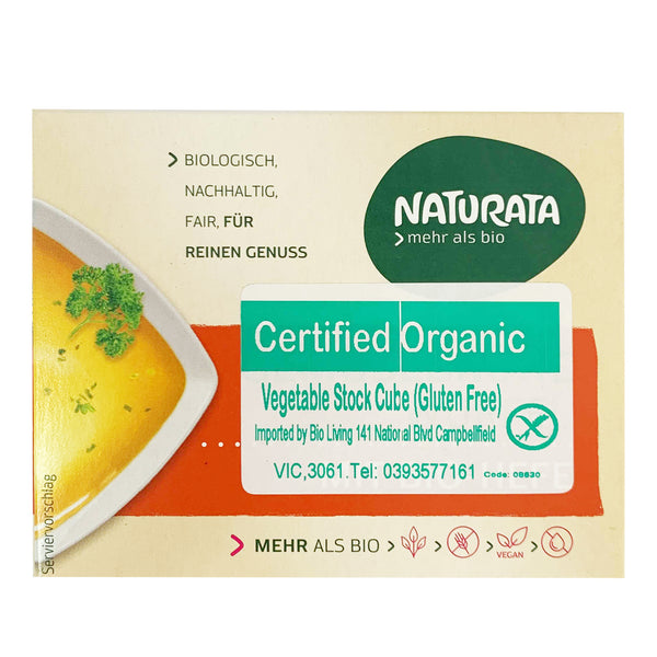 Naturata Organic Gluten Free Vegetable Stock Cubes | Harris Farm Online