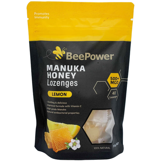 Bee Power Manuka Honey Lemon Lozenges | Harris Farm Online
