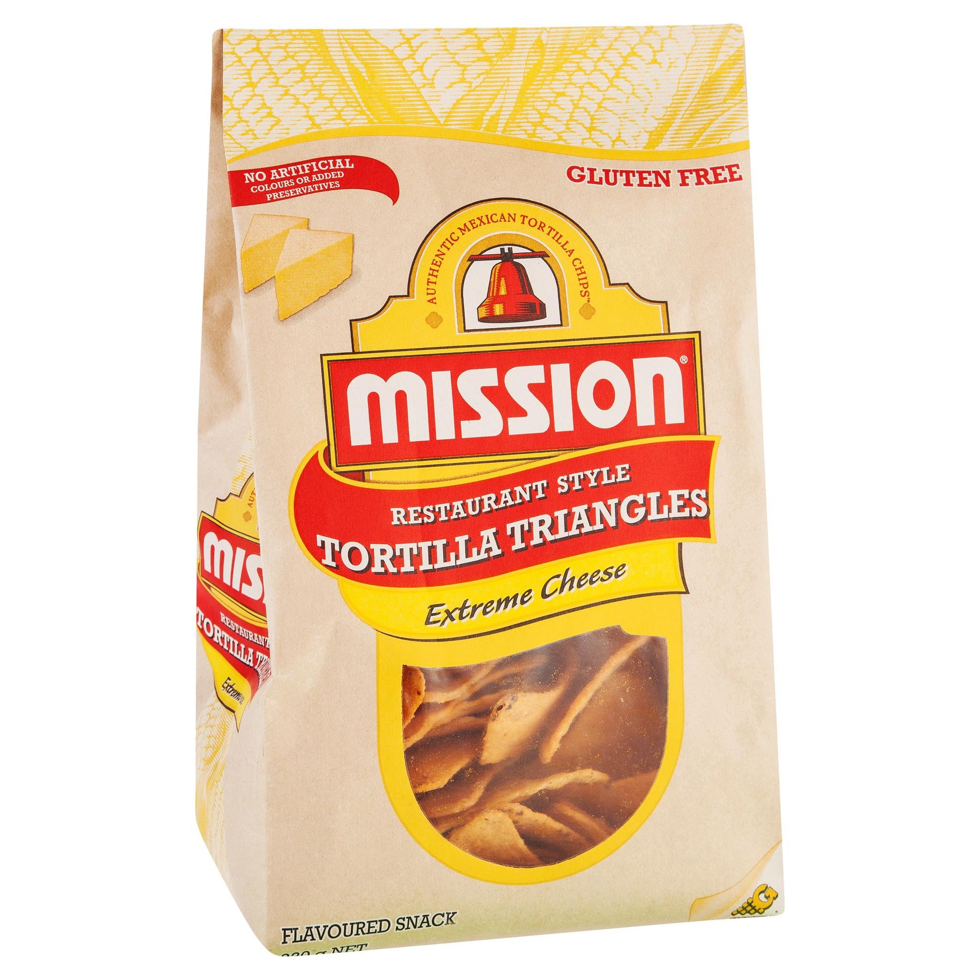 Mission Corn Chips Cheese 230g , Grocery-Confection - HFM, Harris Farm Markets
 - 1