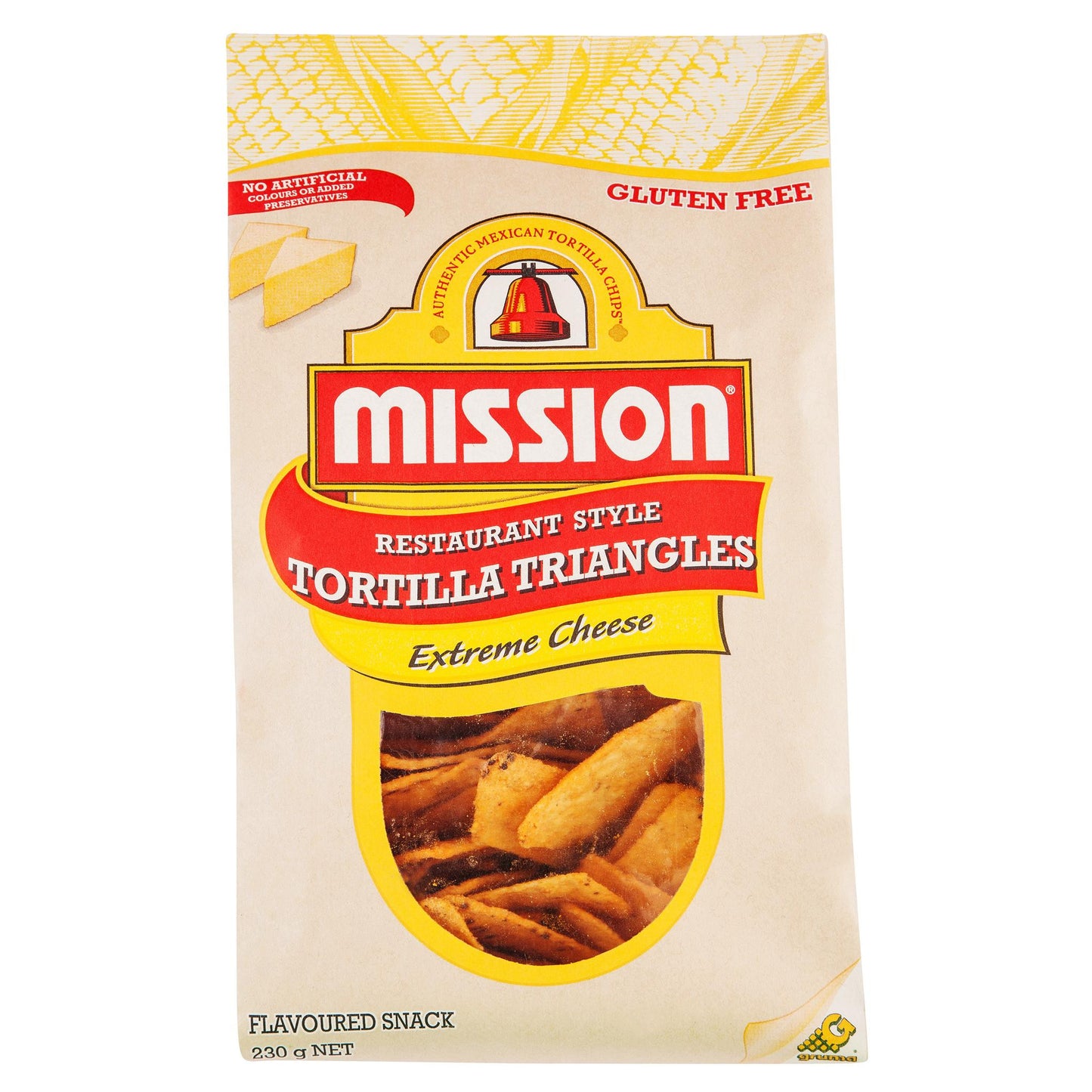 Mission Corn Chips Cheese 230g , Grocery-Confection - HFM, Harris Farm Markets
 - 2