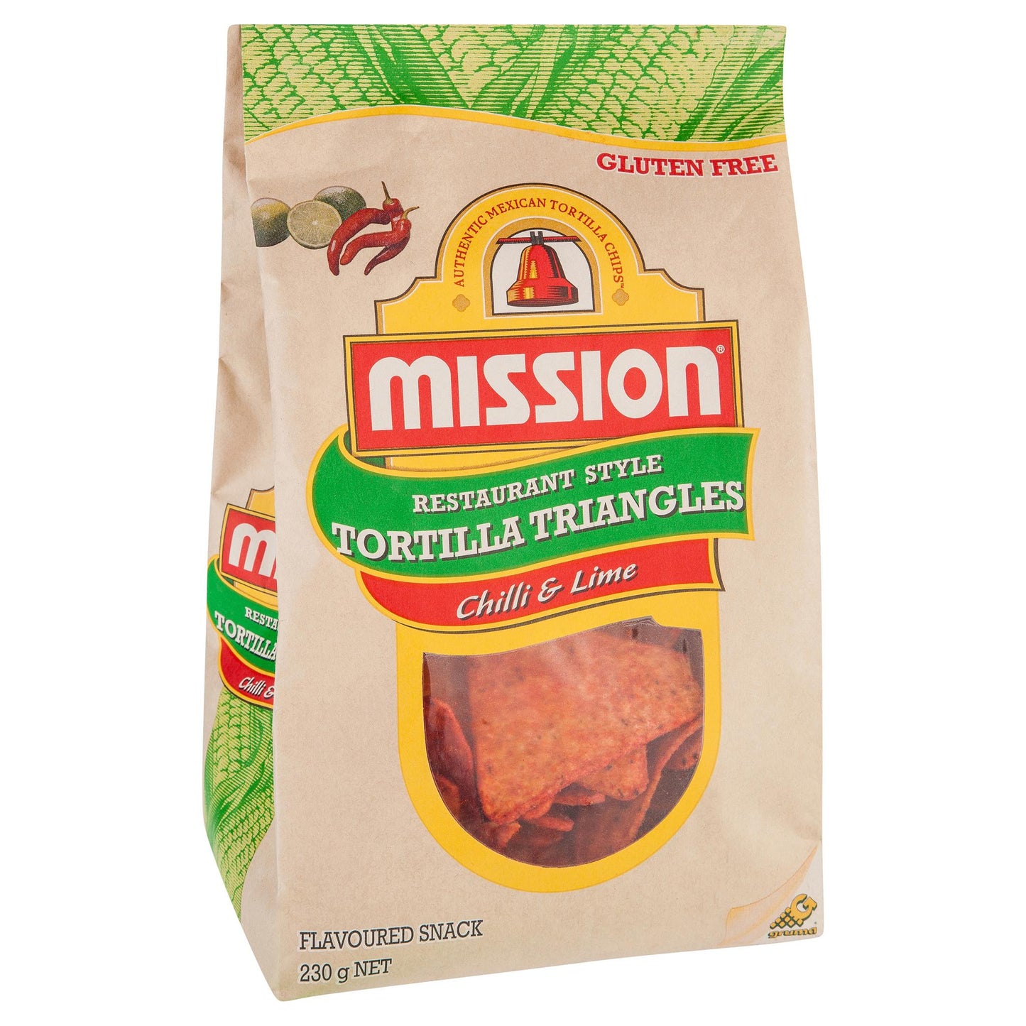 Mission Corn Chips Lime 230g , Grocery-Confection - HFM, Harris Farm Markets
 - 1