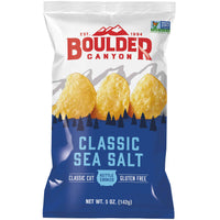 Boulder Canyon Kettle Cooked Potato Chips Classic Sea Salt 142g