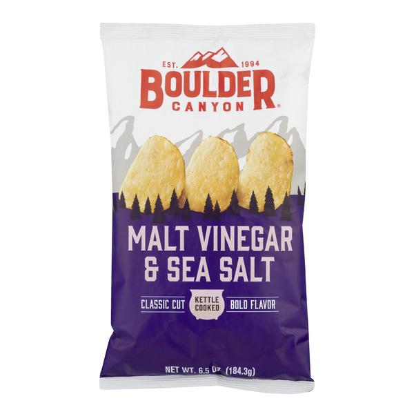 Boulder Canyon - Potato Chips - Malt Vinegar and Sea Salt (142g)