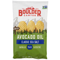 Boulder Canyon Kettle Cooked Potato Chips Classic Sea Salt 142g