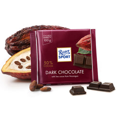 Ritter Sport Dark Chocolate 50% Cocoa 100g