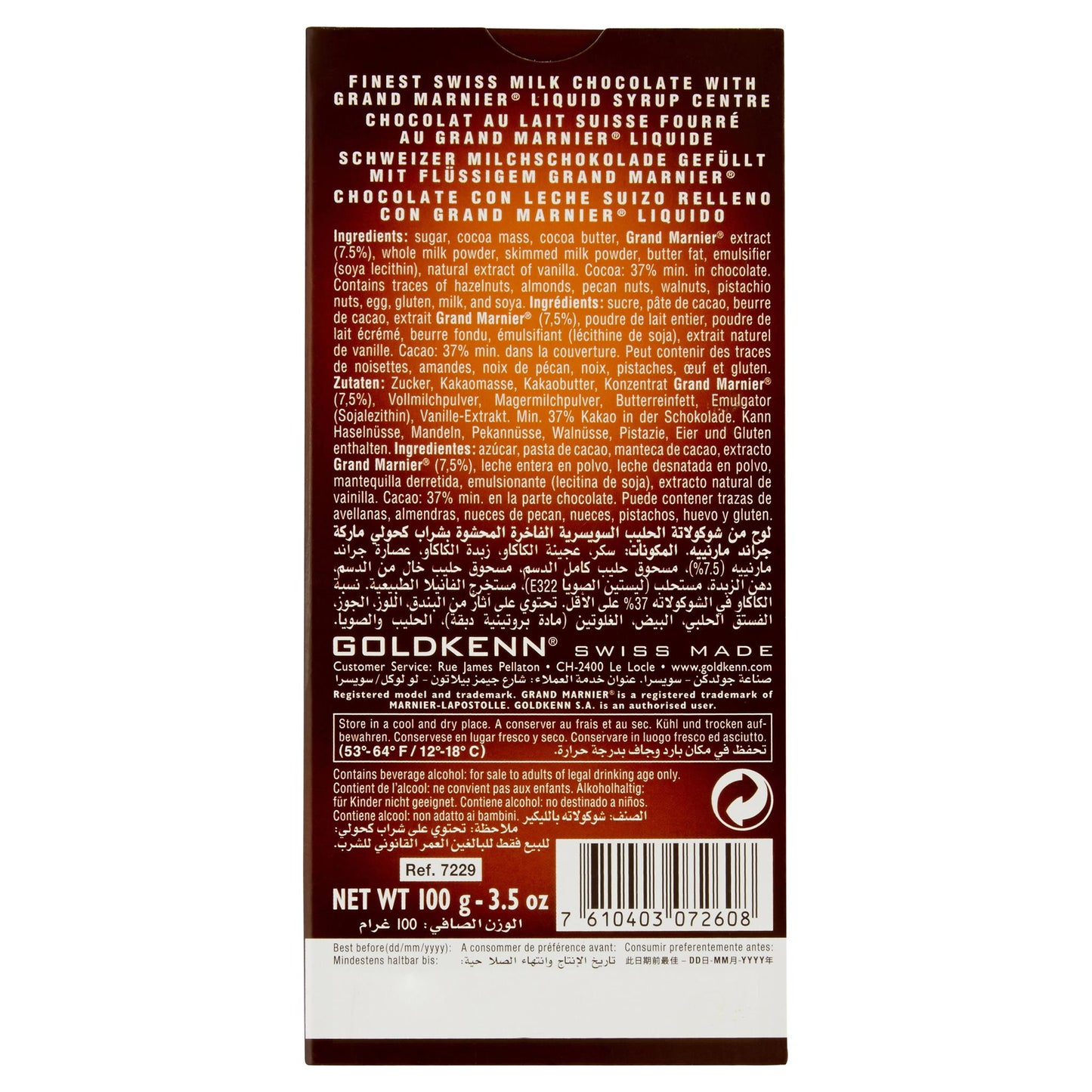 Goldkenn Chocolate Grand Marnier 100g , Grocery-Confection - HFM, Harris Farm Markets
 - 2