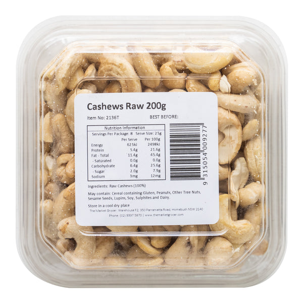 The Market Grocer Cashews Raw | Harris Farm Online