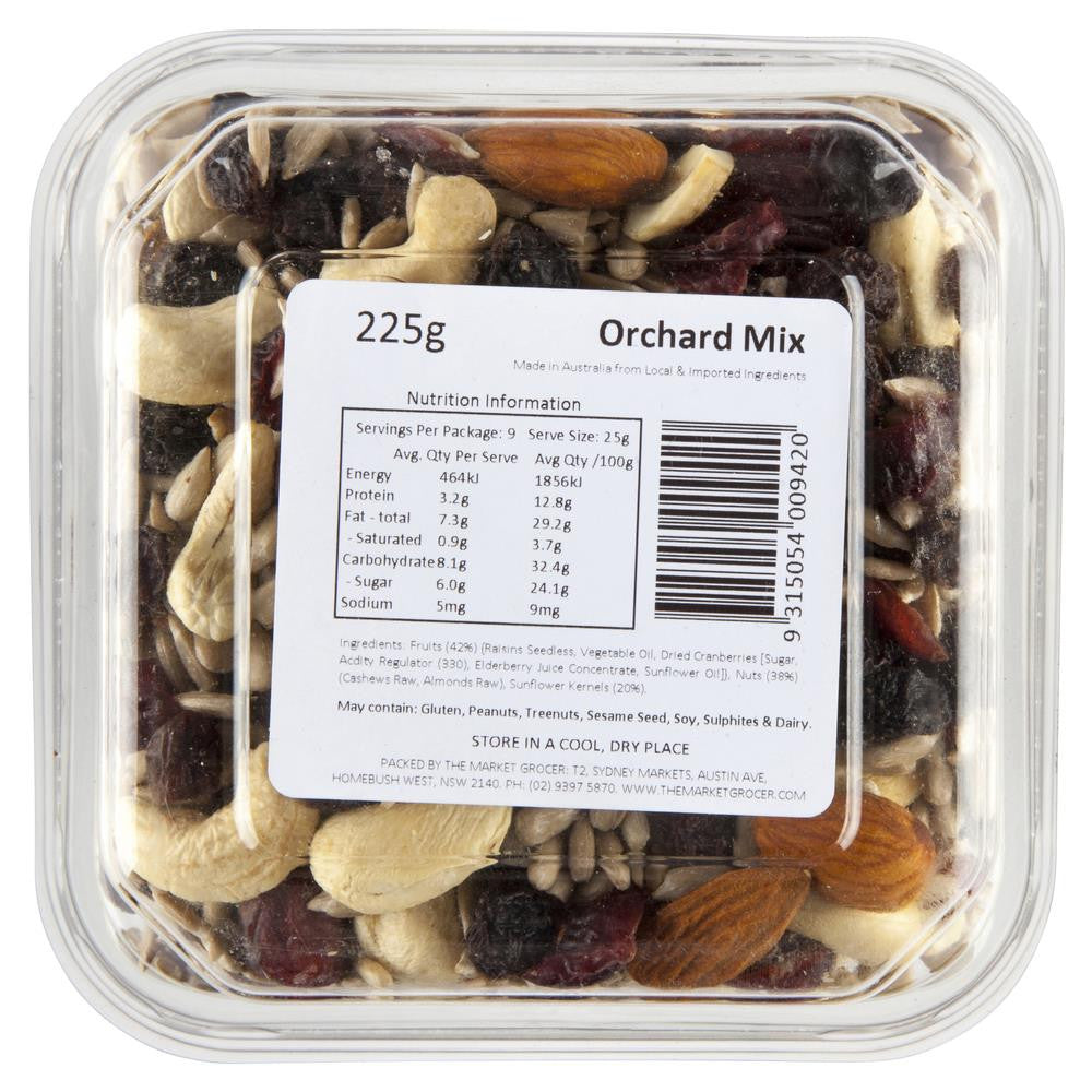 Market Grocer Orchard Mix 225g , Grocery-Nuts - HFM, Harris Farm Markets
 - 2
