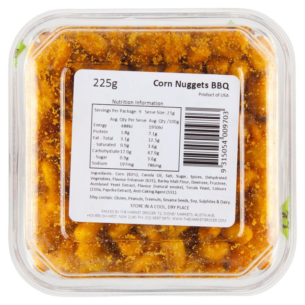 Market Grocer Corn Nuggets Bbq 225g , Grocery-Nuts - HFM, Harris Farm Markets
 - 2