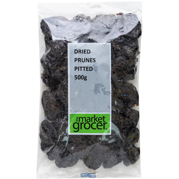 The Market Grocer Dried Prunes Pitted | Harris Farm Online