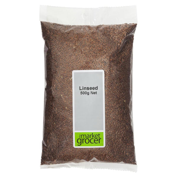 Market Grocer Linseed 500g , Grocery-Nuts - HFM, Harris Farm Markets
 - 1