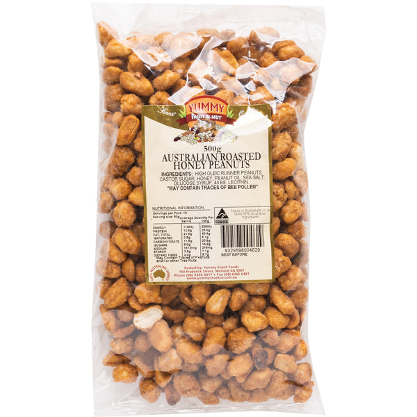 Yummy Australian Roasted Honey Peanuts | Harris Farm Online