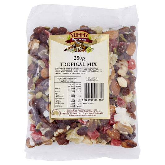 Yummy Tropical Mix 250g , Grocery-Nuts - HFM, Harris Farm Markets
