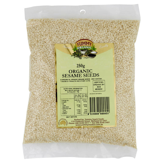 Yummy Organic Sesame Seed 250g , Grocery-Nuts - HFM, Harris Farm Markets
