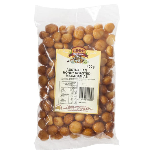 Yummy Macadamias Honey Roasted 400g , Grocery-Nuts - HFM, Harris Farm Markets
 - 1