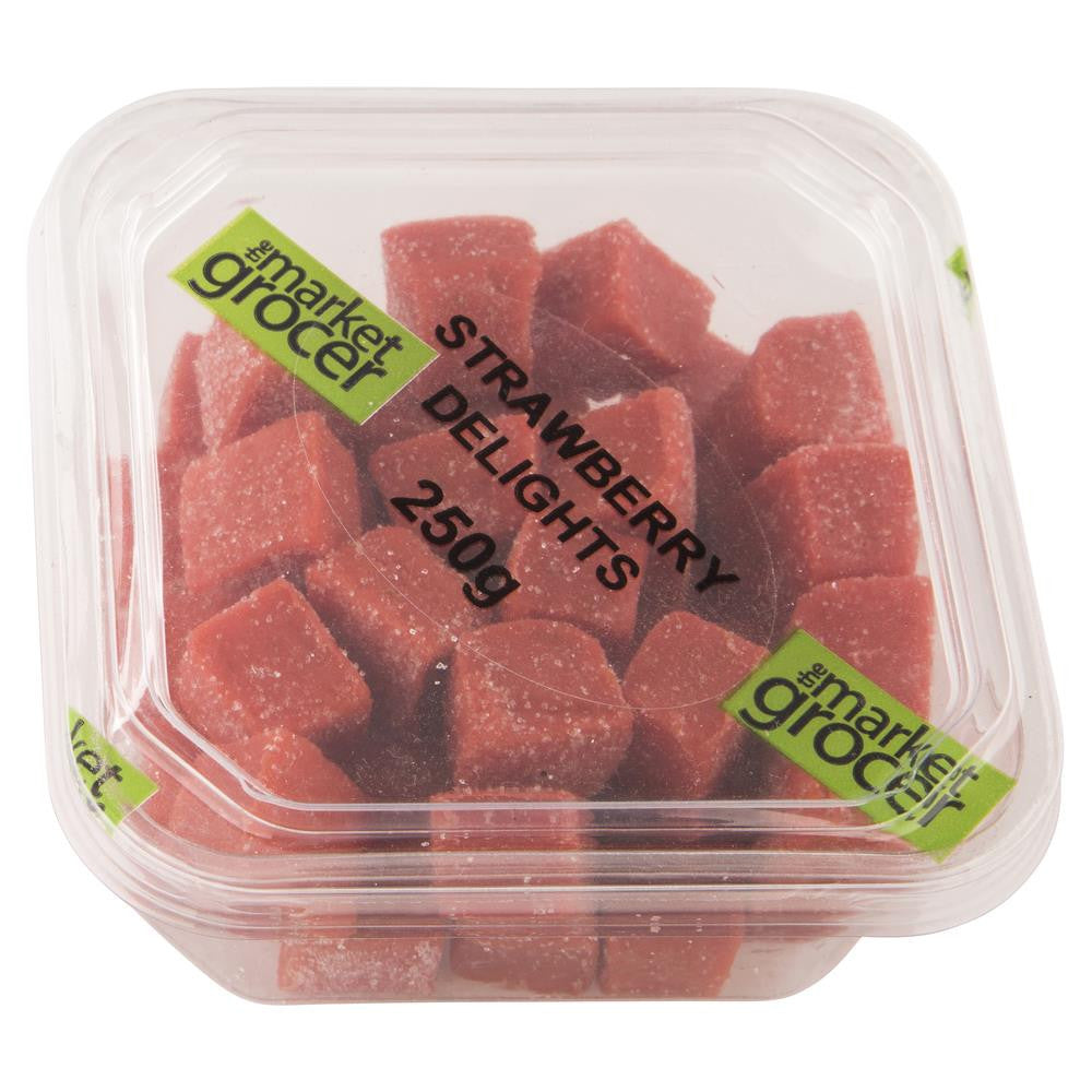 The Market Grocer Strawberry Delights 250g , Grocery-Confection - HFM, Harris Farm Markets
 - 1