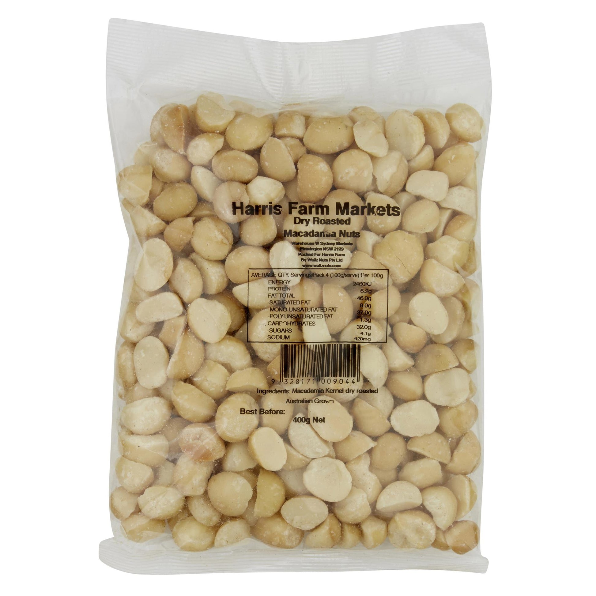 Harris Farm Macadamias Dry Roasted 400g , Grocery-Nuts - HFM, Harris Farm Markets

