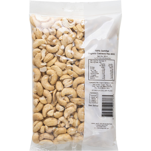 The Market Grocer Cashews Raw Organic | Harris Farm Online