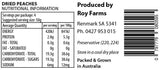 Roy Farms - Dried Peaches | Harris Farm Online