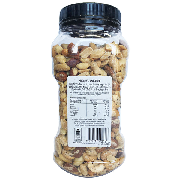 Harris Farm Salted Mixed Nuts 950g