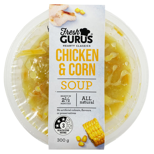 Fresh Gurus Chicken and Corn Soup | Harris Farm Online