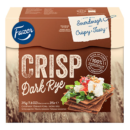 Fazer Dark Rye Crisp 215g