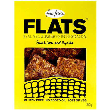 Fine Fettle Flats Sweet Corn and Paprika Crackers | Harris Farm Online