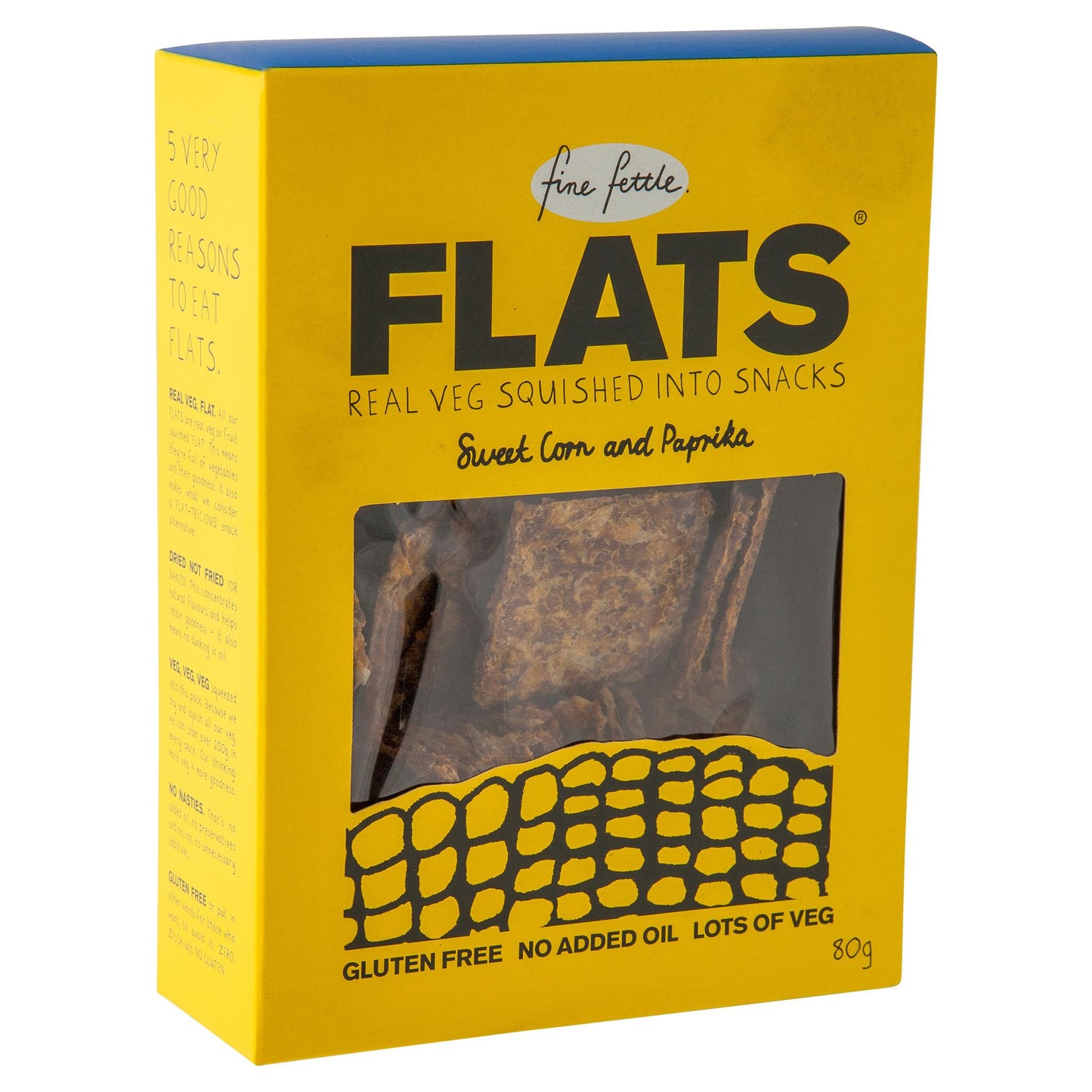 Fine Fettle Flats Sweet Corn and Paprika Crackers | Harris Farm Online