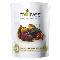 Molives Australian Seasonal Olives Rosemary and Chilli 250g