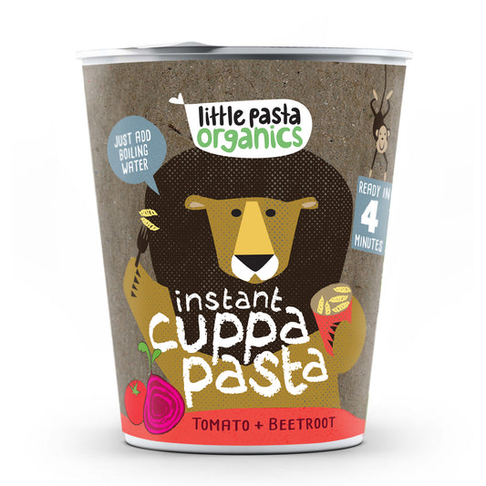 Little Pasta Organics - Instant Cuppa Pasta - Tomato and Beetroot (45g)