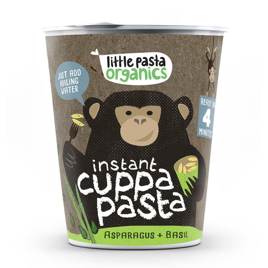 Little Pasta Organics Instant Cuppa Pasta Asparagus and Basil 45g