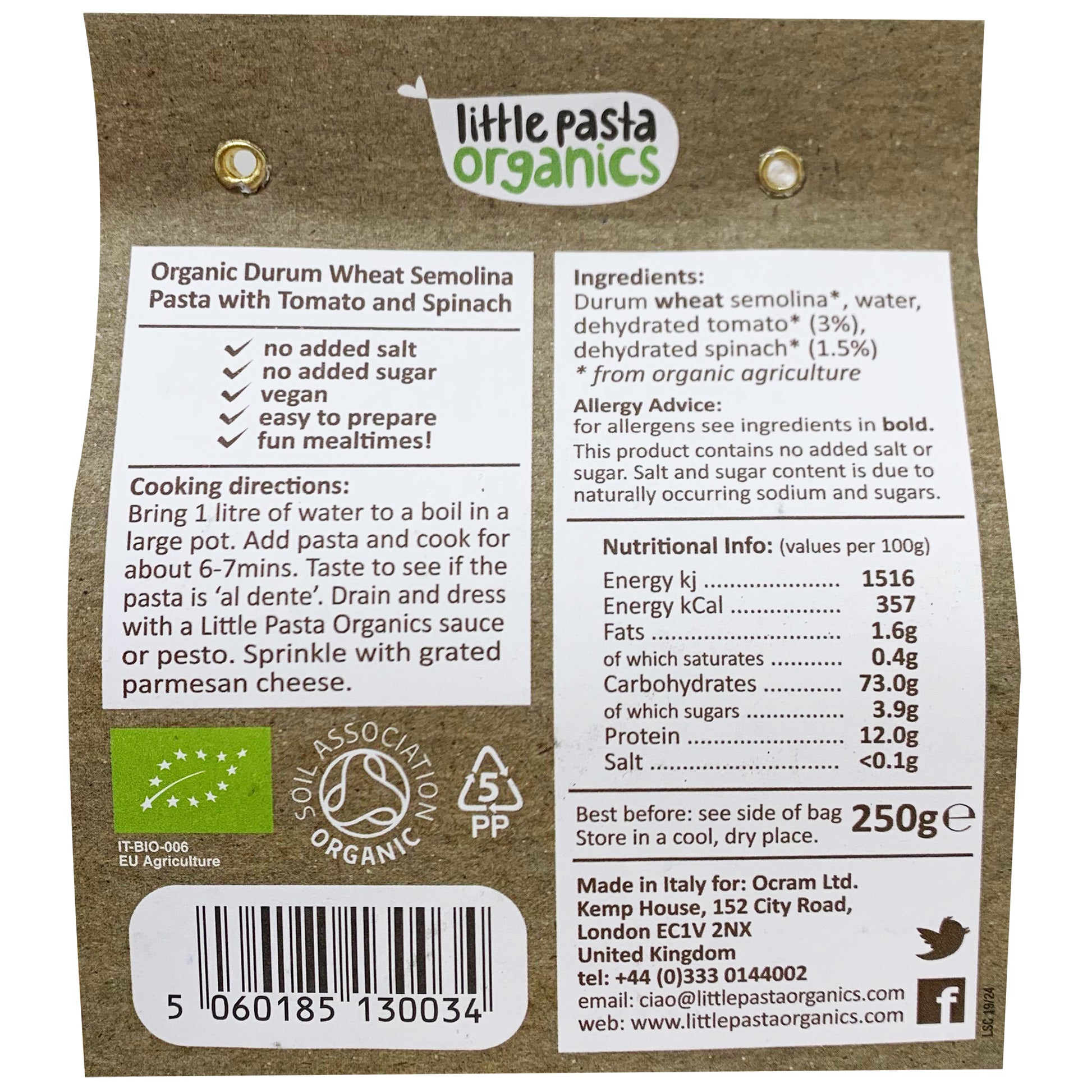 Little Pasta Organics Pasta Vegan Travel Shapes | Harris Farm Online