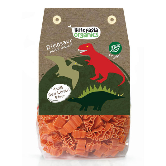 Little Pasta Organics Pasta Vegan Dinosaur Shapes 250g