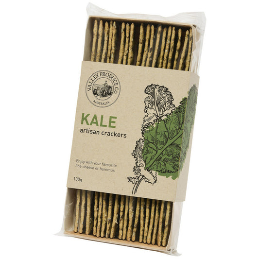 Valley Produce Co Kale Artisan Crackers | Harris Farm Online