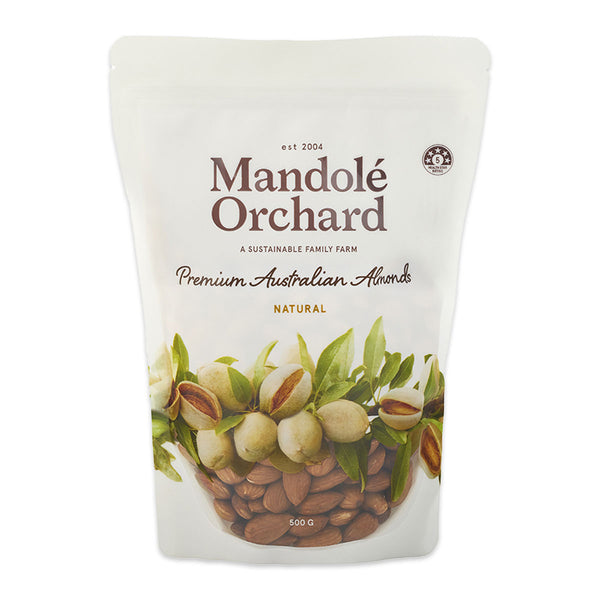 Mandole Orchard Natural Premium Australian Almonds 500g | Harris Farm Online