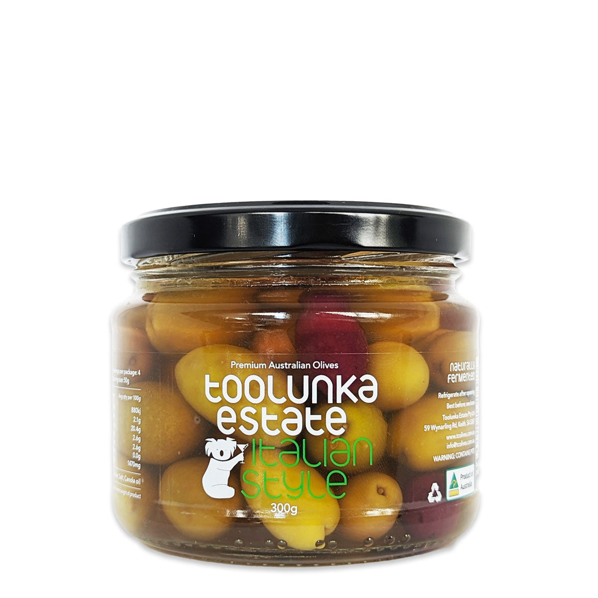 Toolunka Italian Style Olives 300g | Harris Farm Online