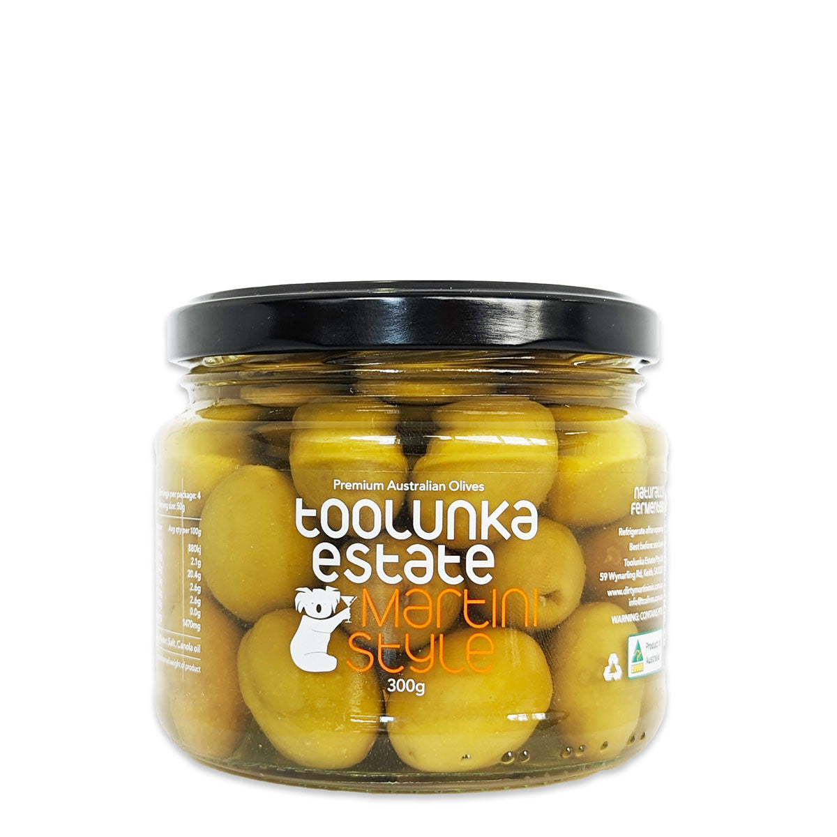 Toolunka Martini Style Olives 300g | Harris Farm Online 