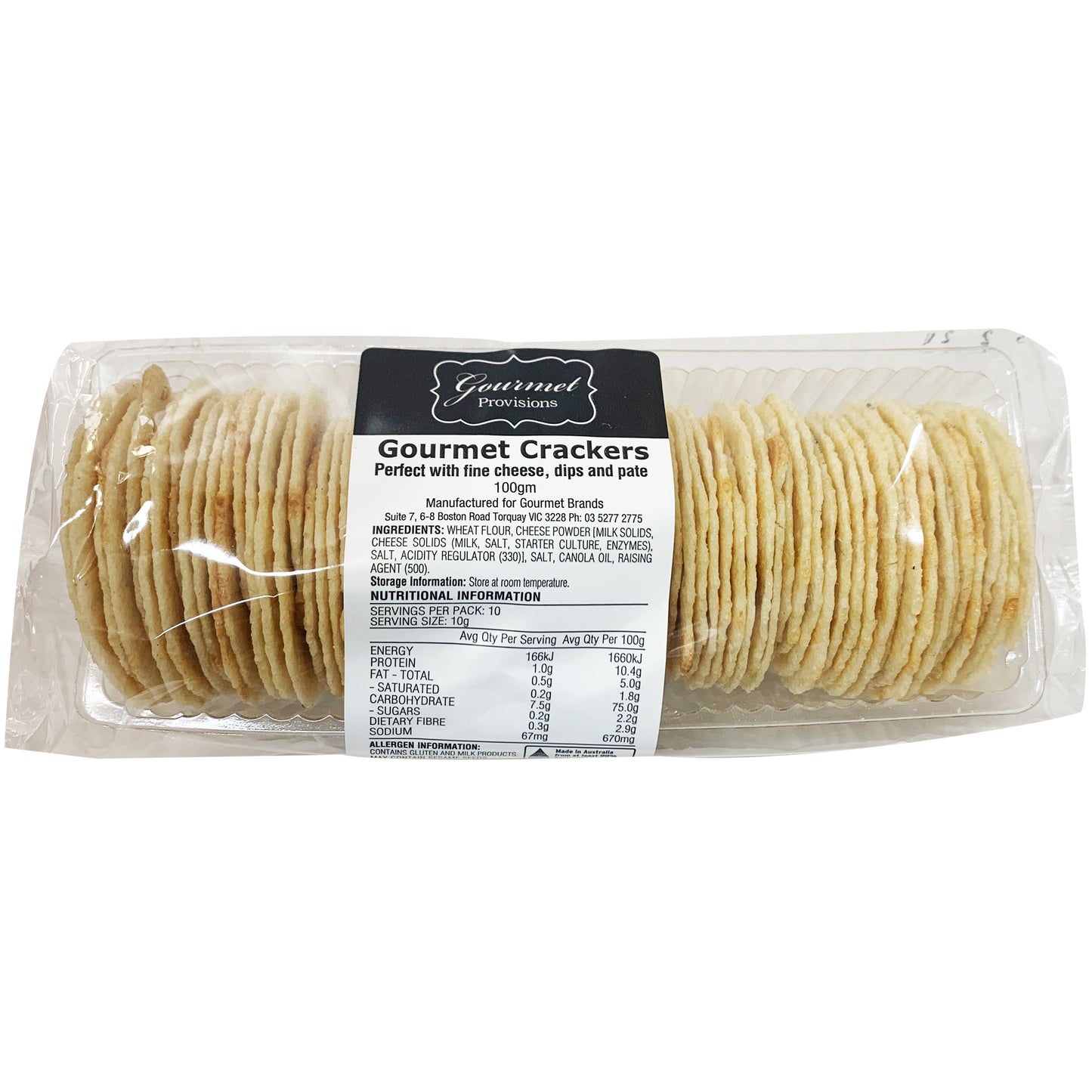 Gourmet Crackers 100g