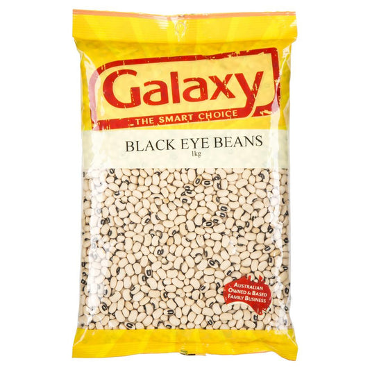 Galaxy Black Eye Beans 1kg , Grocery-Can or Jar - HFM, Harris Farm Markets
 - 1