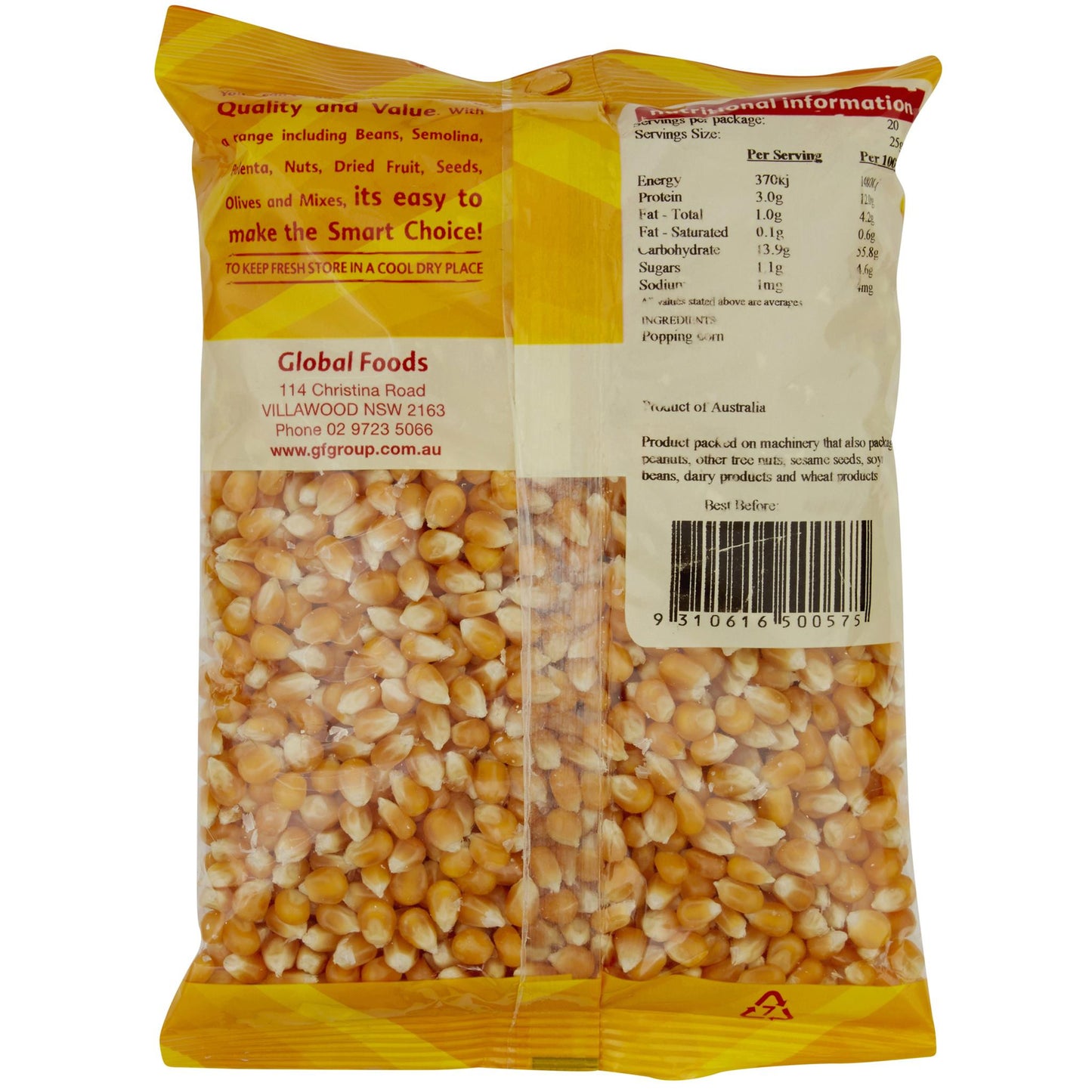 Galaxy Popping Corn 500g , Grocery-Asian - HFM, Harris Farm Markets
 - 2