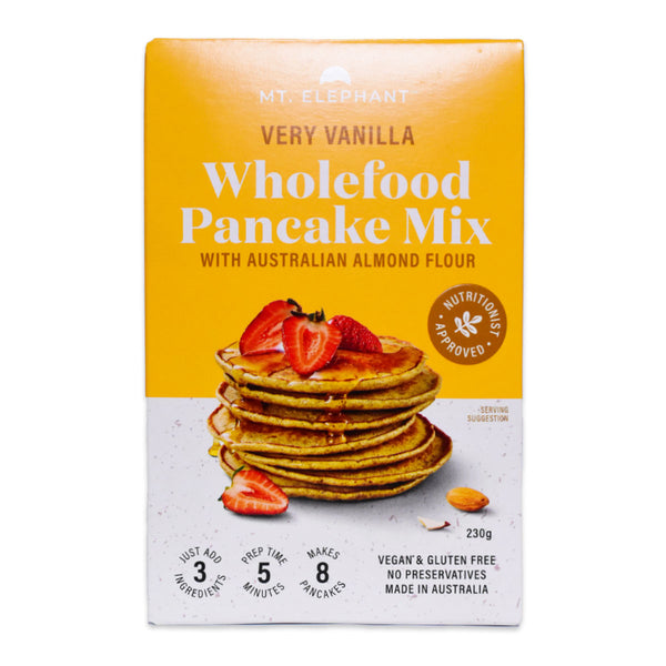 Mt Elephant Very Vanilla Wholefood Pancake Mix 230g | Harris Farm Online