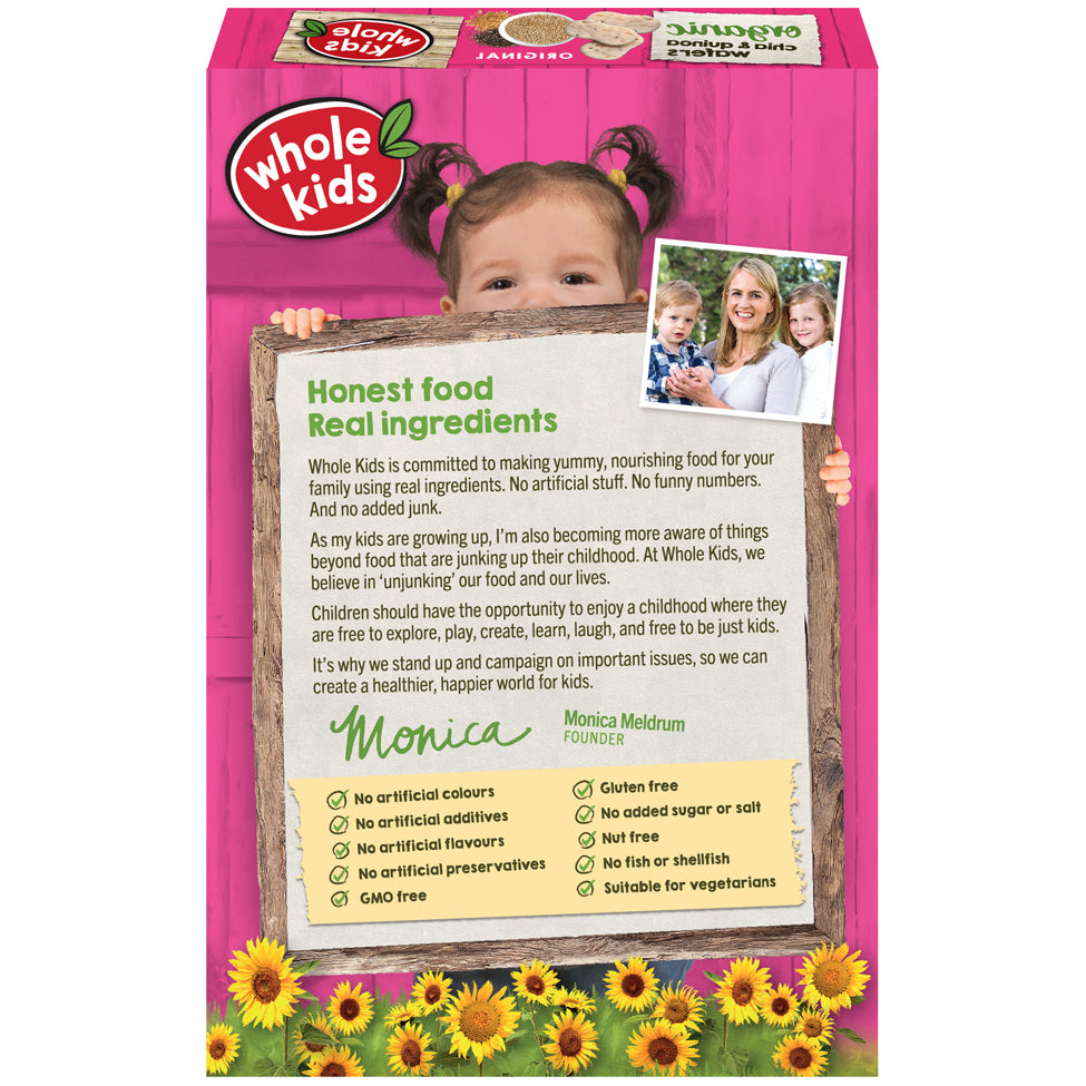 Whole Kids Teething Wafers Organic Chia and Quinoa | Harris Farm Online