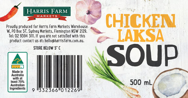 Harris Farm Soup Chicken Laksa | Harris Farm Online