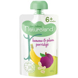 NZ Natureland Banana and Plum Porridge 6+ Months 120g