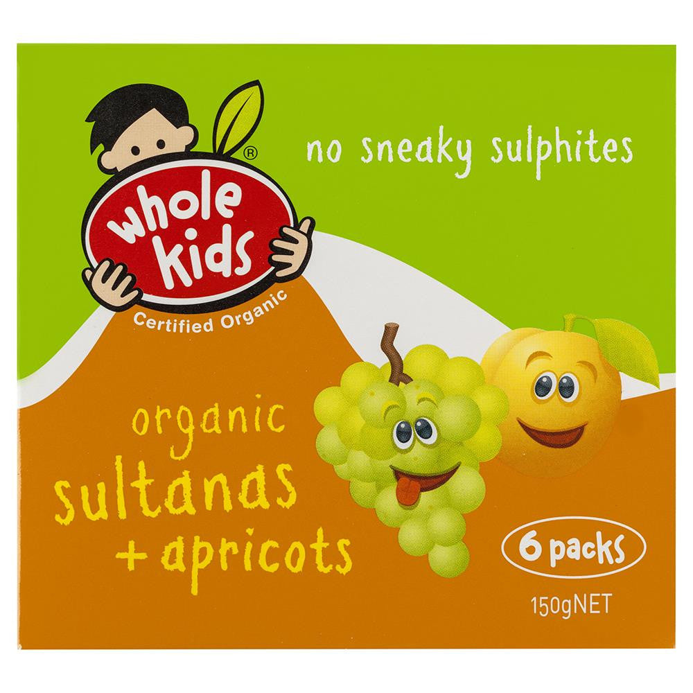 Whole Kids Organic Sultanas Apricots 150g , Grocery-D_Fruit - HFM, 
 - 1