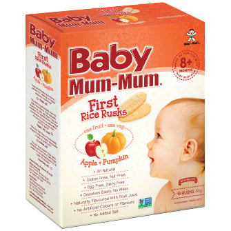 Baby Mum Mum First Rice Rusks Apple and Pumpkin | Harris Farm Online