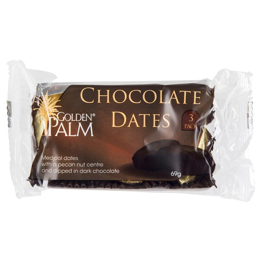 Golden Palm Chocolate Dates 69g , Grocery-Confection - HFM, Harris Farm Markets
 - 1