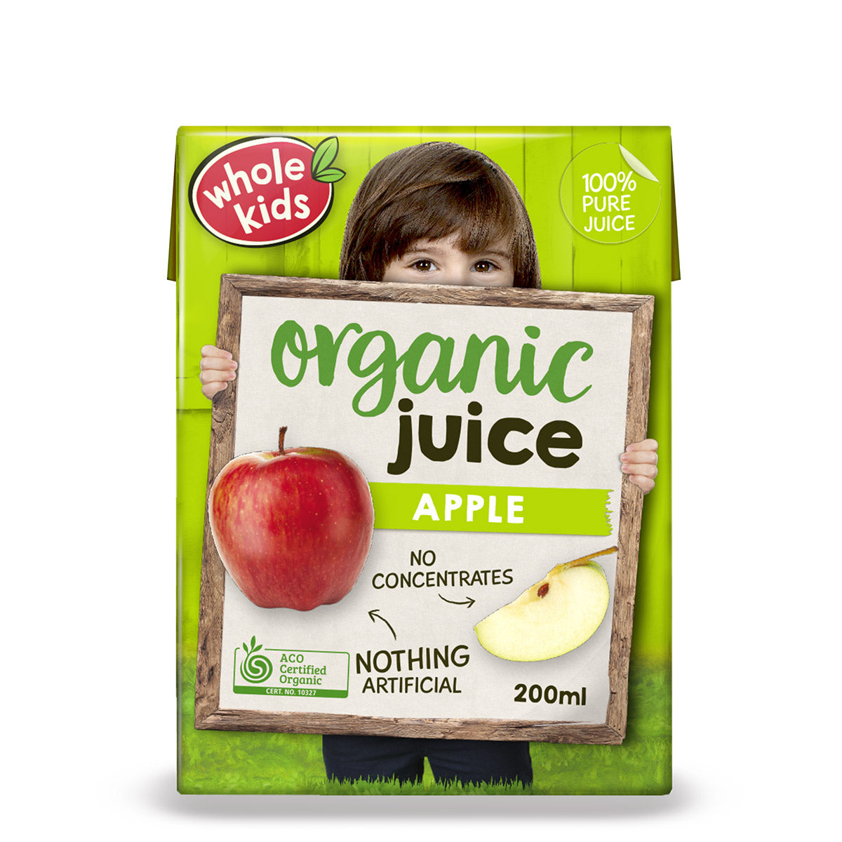 Whole Kids Organic Apple Juice 200ml