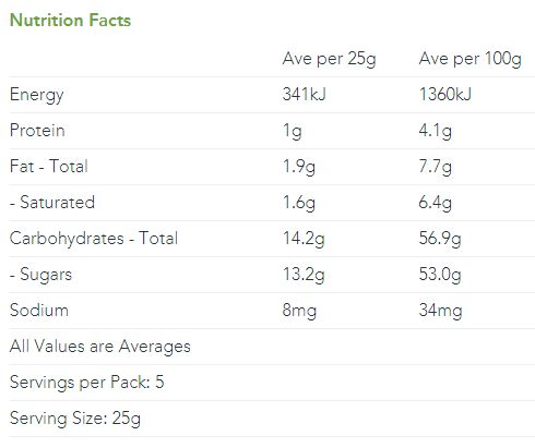 Whole Kids Organic Barefoot Bars Cocoa Bars x5 125g