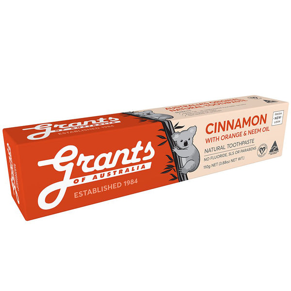 Grants Cinnamon with Orange & Neem Oil Toothpaste Fluoride Free | Harris Farm Online
